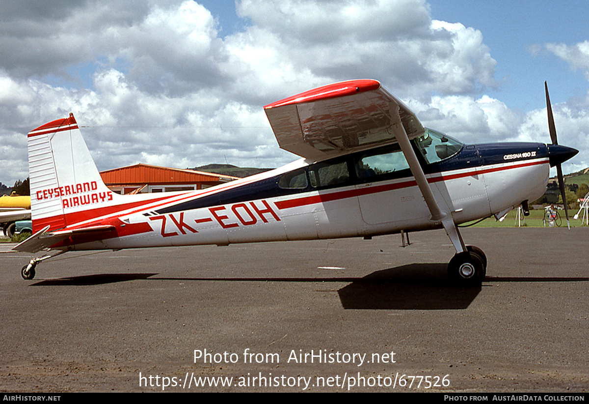 Aircraft Photo of ZK-EOH | Cessna 180K Skywagon 180 | Geyserland Airways | AirHistory.net #677526