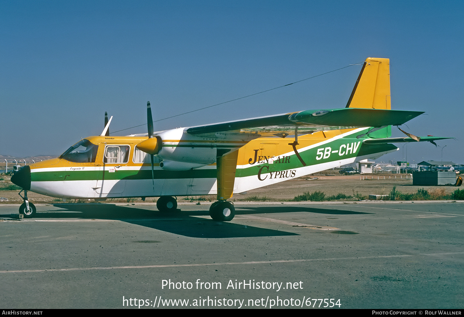 Aircraft Photo of 5B-CHV | Britten-Norman BN-2A-26 Islander | Jenair Cyprus | AirHistory.net #677554