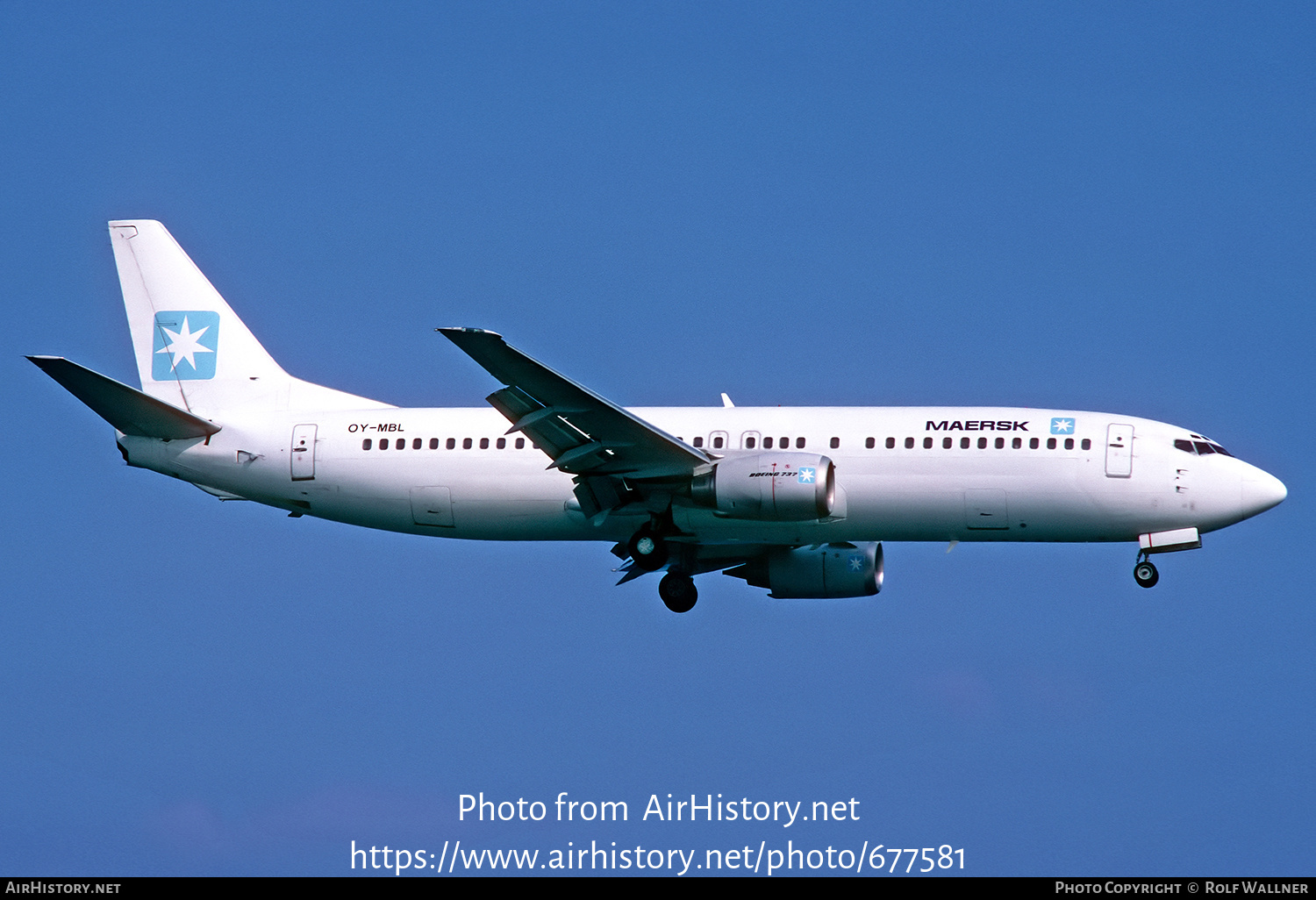 Aircraft Photo of OY-MBL | Boeing 737-4Y0 | Maersk Air | AirHistory.net #677581