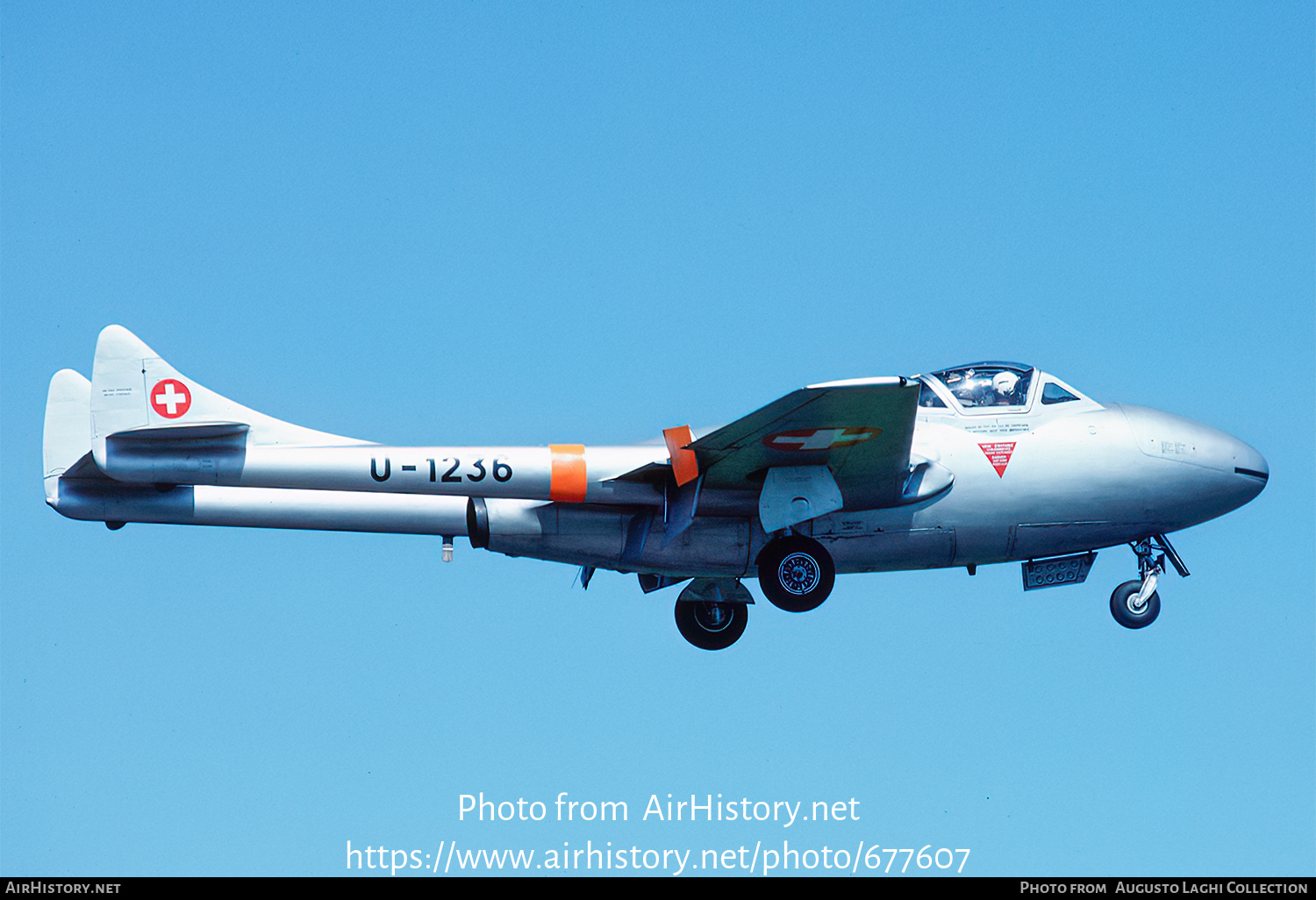 Aircraft Photo of U-1236 | De Havilland D.H. 115 Vampire T55 | Switzerland - Air Force | AirHistory.net #677607