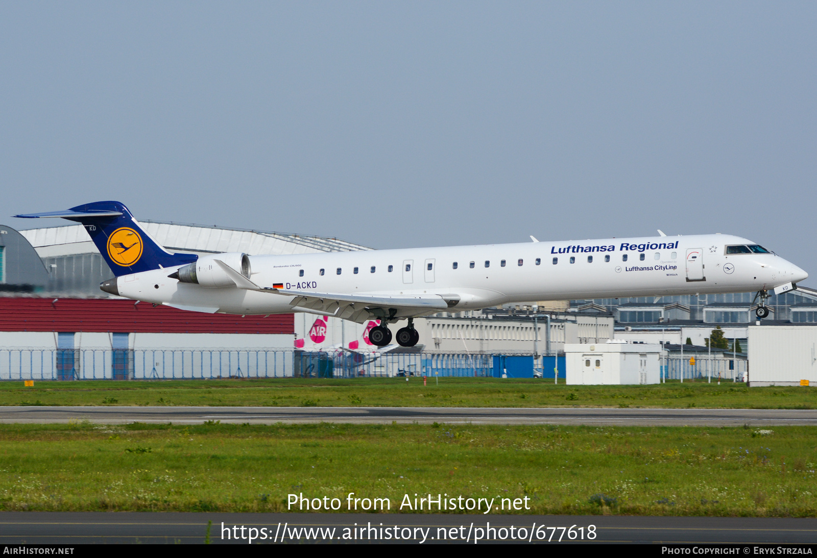 Aircraft Photo of D-ACKD | Bombardier CRJ-900LR (CL-600-2D24) | Lufthansa Regional | AirHistory.net #677618