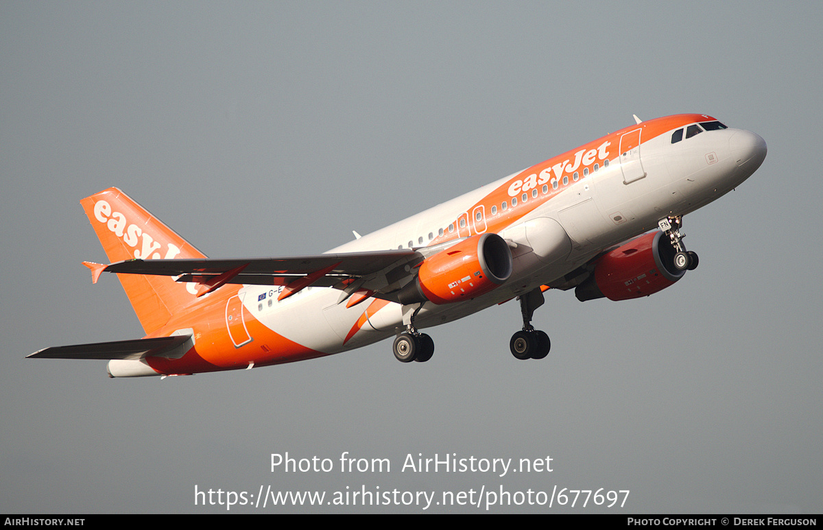 Aircraft Photo of G-EZFN | Airbus A319-111 | EasyJet | AirHistory.net #677697