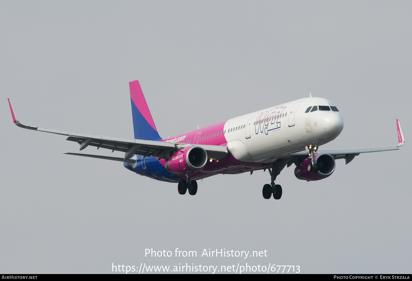 Aircraft Photo of HA-LXQ | Airbus A321-231(SL) | Wizz Air | AirHistory.net #677713