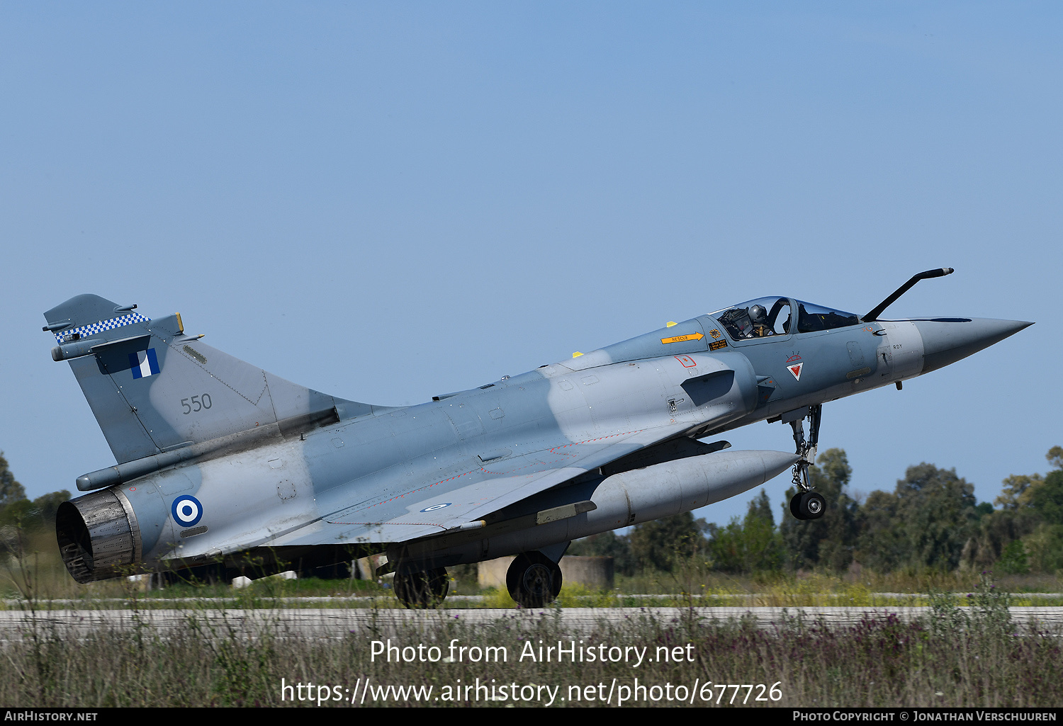 Aircraft Photo of 550 | Dassault Mirage 2000-5EG | Greece - Air Force | AirHistory.net #677726