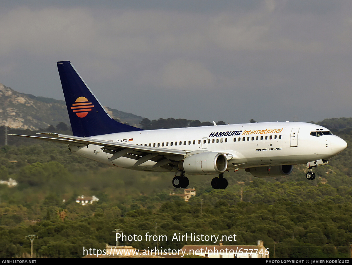 Aircraft Photo of D-AHIE | Boeing 737-73S | Hamburg International | AirHistory.net #677746