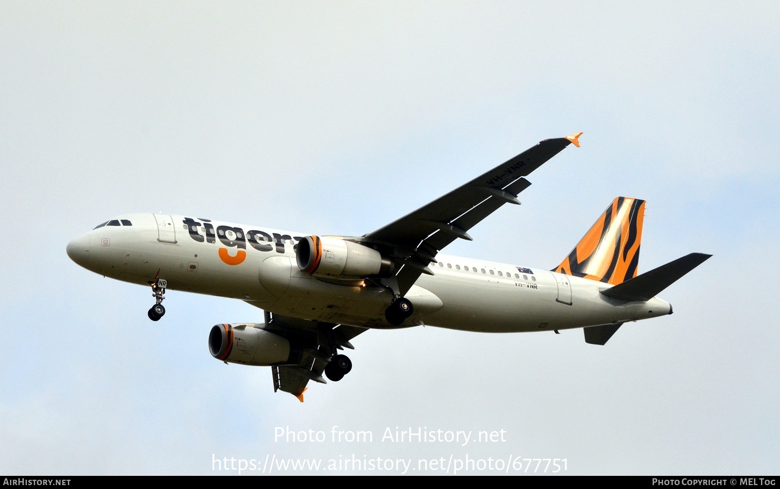 Aircraft Photo of VH-VNR | Airbus A320-232 | Tigerair | AirHistory.net #677751