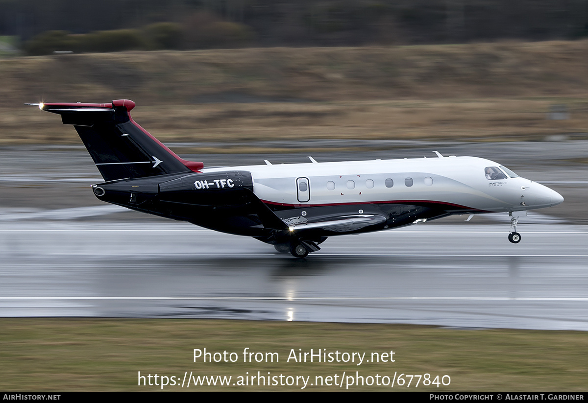 Aircraft Photo of OH-TFC | Embraer EMB-550 Praetor 600 | AirHistory.net #677840