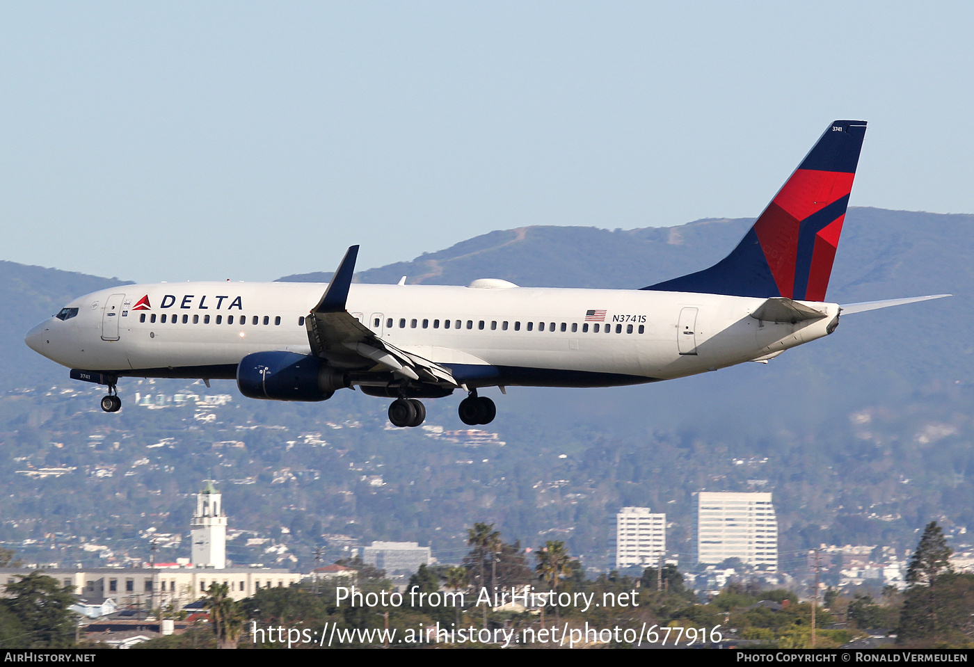 Aircraft Photo of N3741S | Boeing 737-832 | Delta Air Lines | AirHistory.net #677916