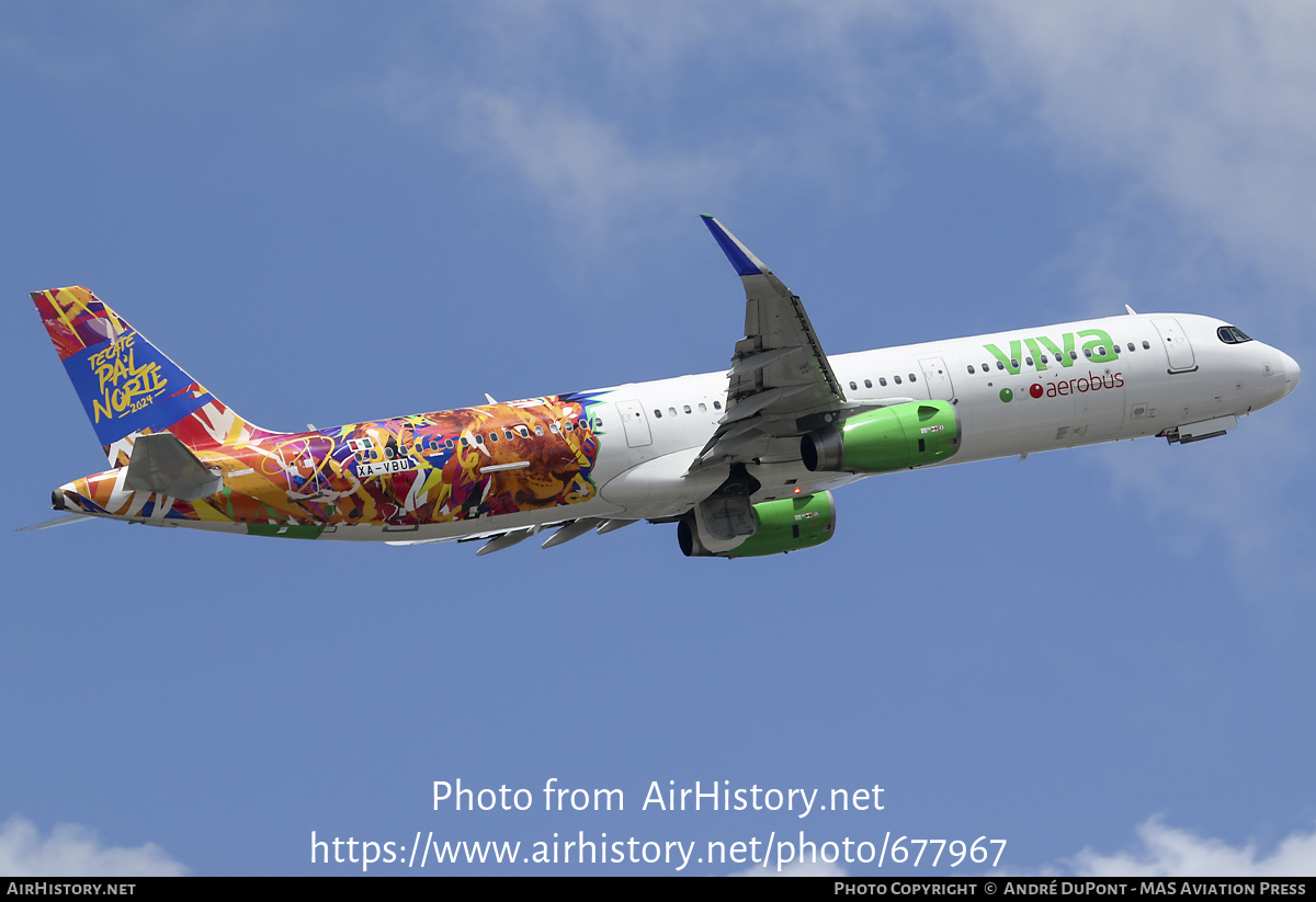 Aircraft Photo of XA-VBU | Airbus A321-231 | Viva Aerobús | AirHistory.net #677967