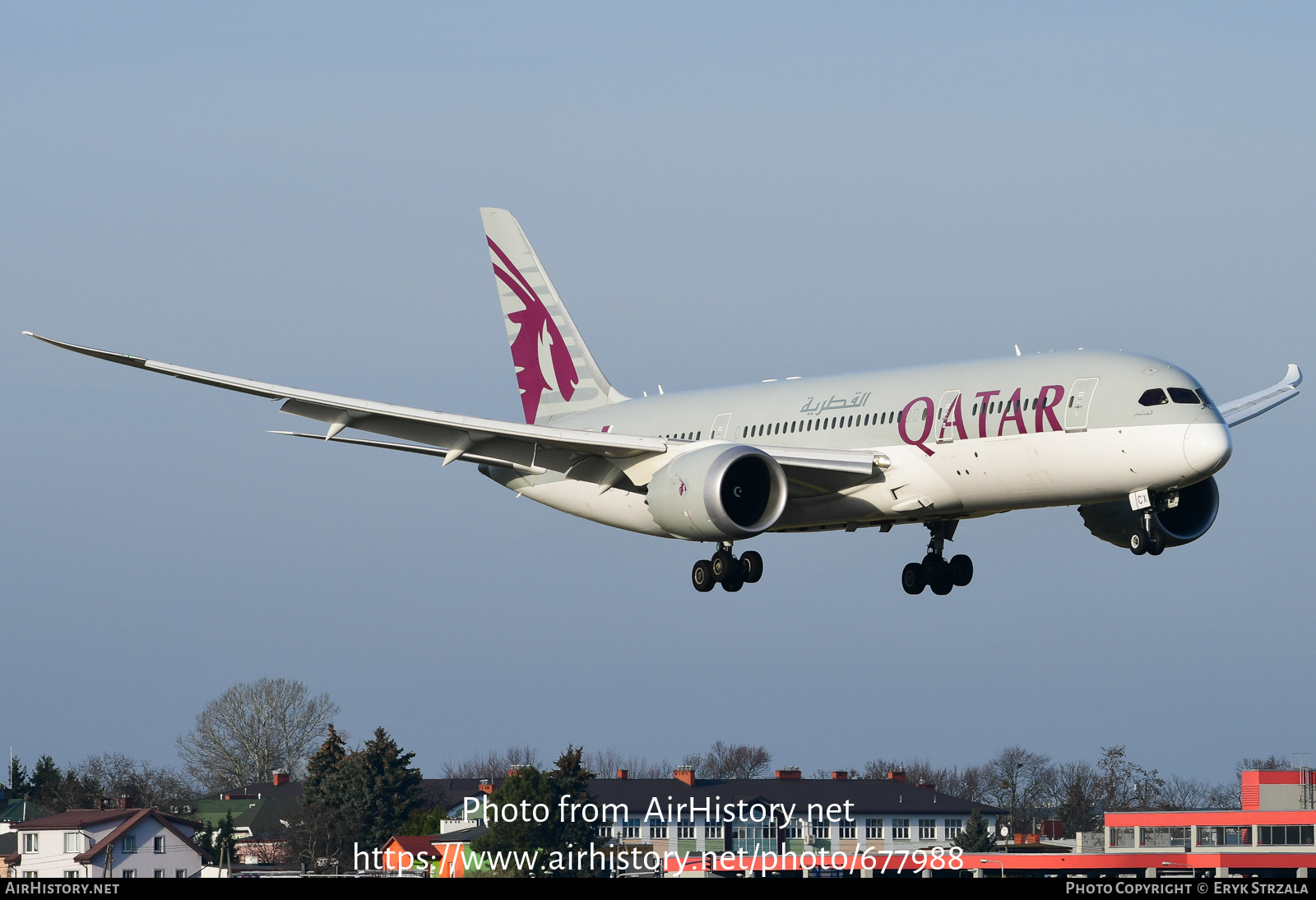 Aircraft Photo of A7-BCX | Boeing 787-8 Dreamliner | Qatar Airways | AirHistory.net #677988