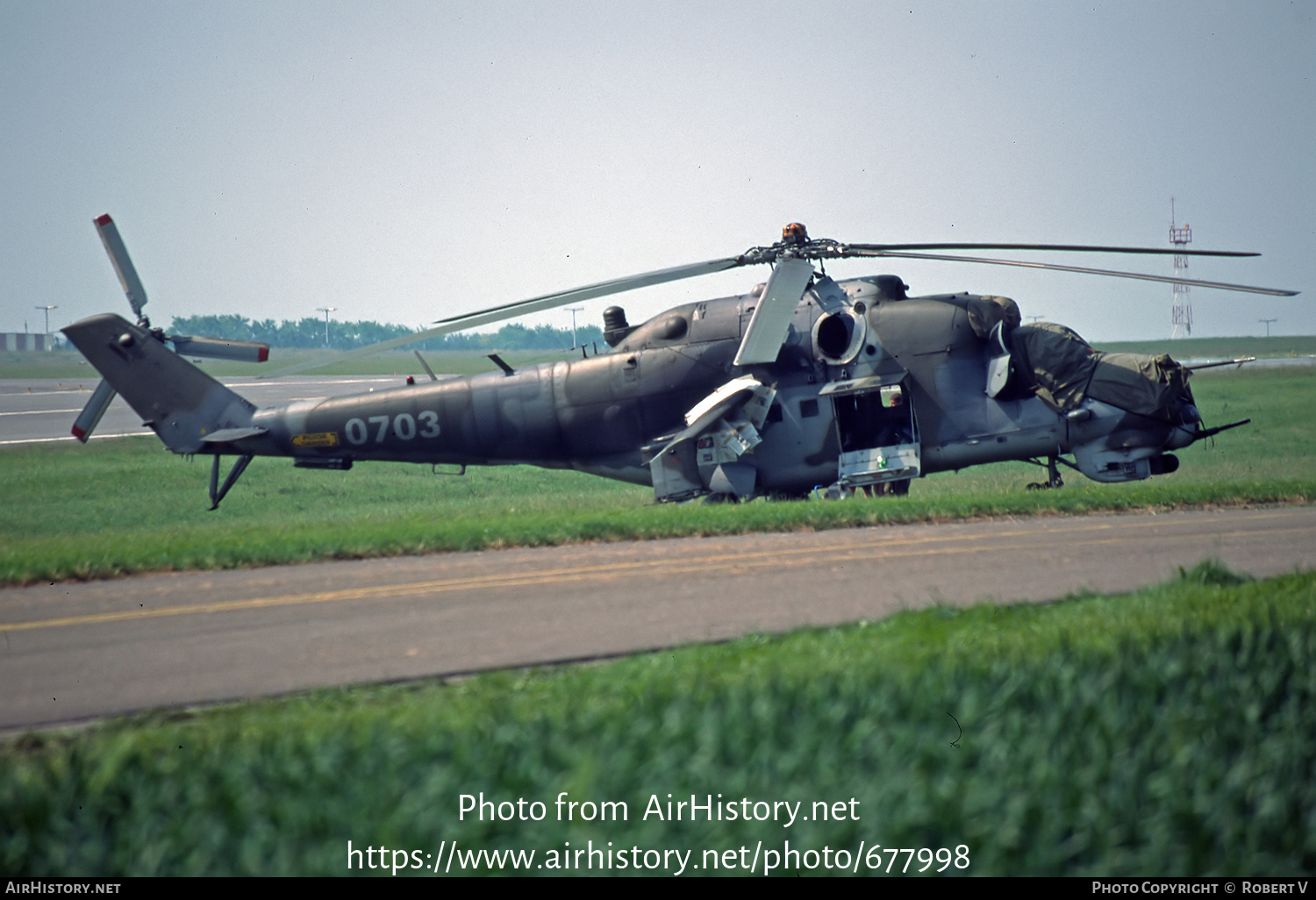 Aircraft Photo of 0703 | Mil Mi-24V | Czechia - Air Force | AirHistory.net #677998