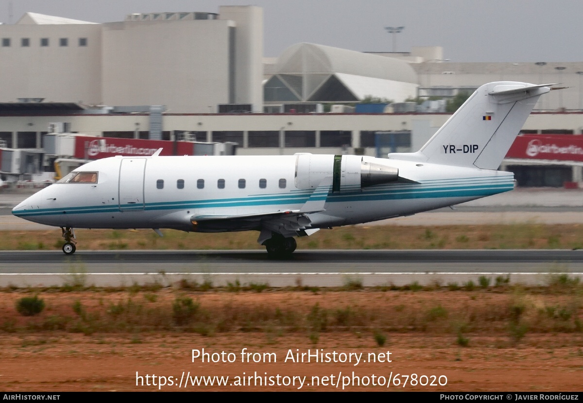 Aircraft Photo of YR-DIP | Bombardier Challenger 605 (CL-600-2B16) | AirHistory.net #678020