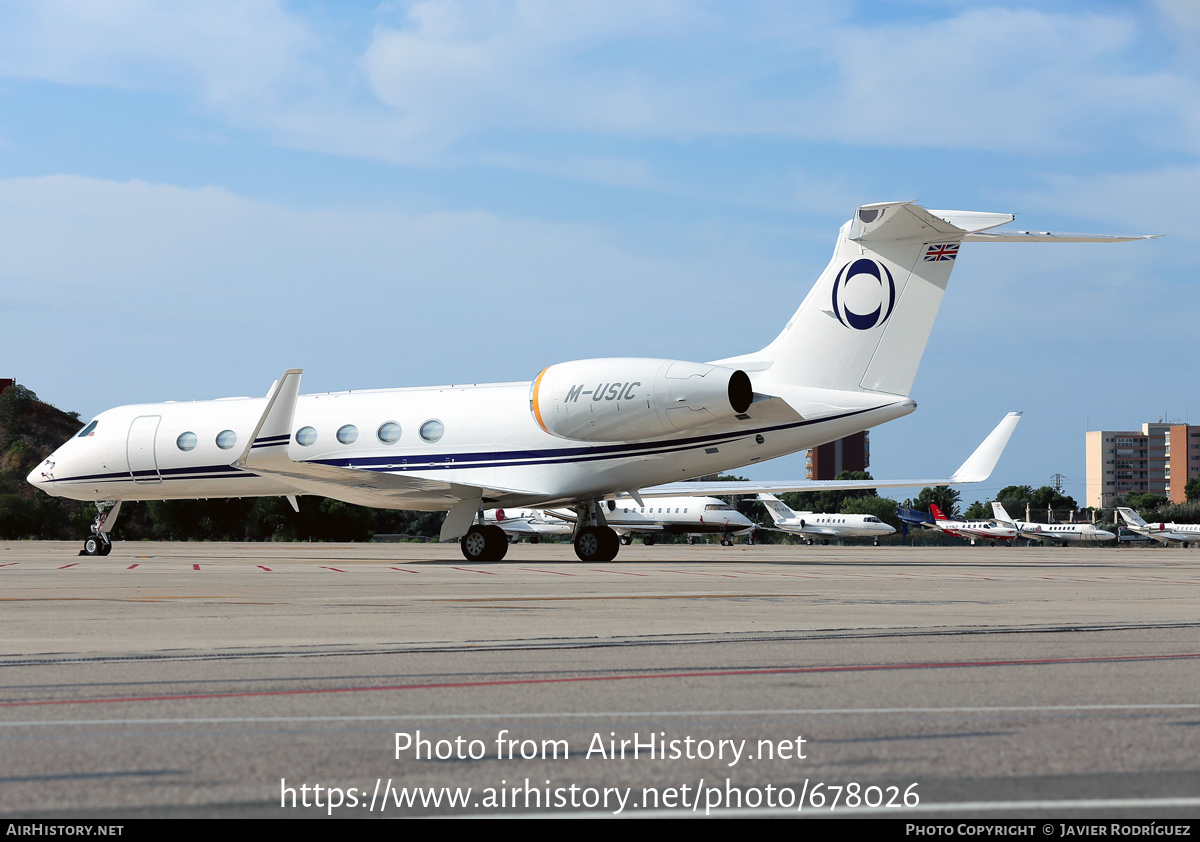 Aircraft Photo of M-USIC | Gulfstream Aerospace G-V-SP Gulfstream G550 | AirHistory.net #678026