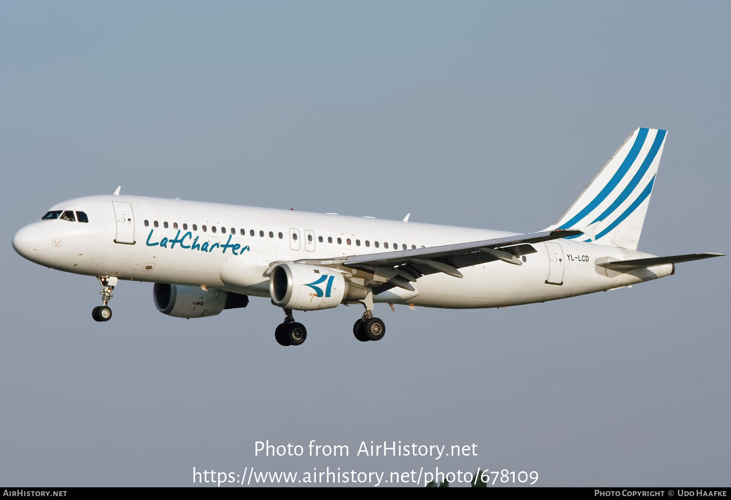 Aircraft Photo of YL-LCD | Airbus A320-211 | LatCharter Airlines | AirHistory.net #678109