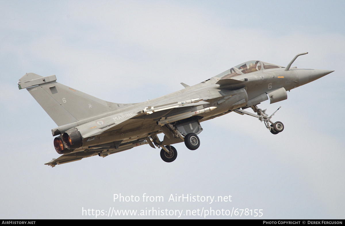 Aircraft Photo of 6 | Dassault Rafale M | France - Navy | AirHistory.net #678155