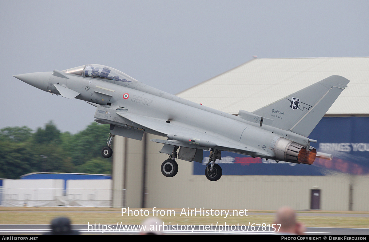 Aircraft Photo of MM7343 | Eurofighter EF-2000 Typhoon S | Italy - Air Force | AirHistory.net #678157