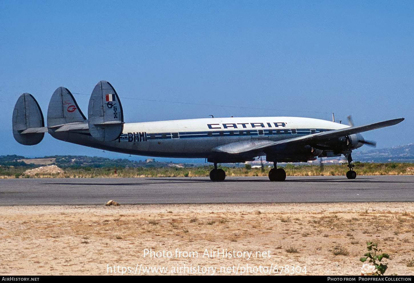 Aircraft Photo of F-BHMI | Lockheed L-1049G/01 Super Constellation | Catair | AirHistory.net #678304