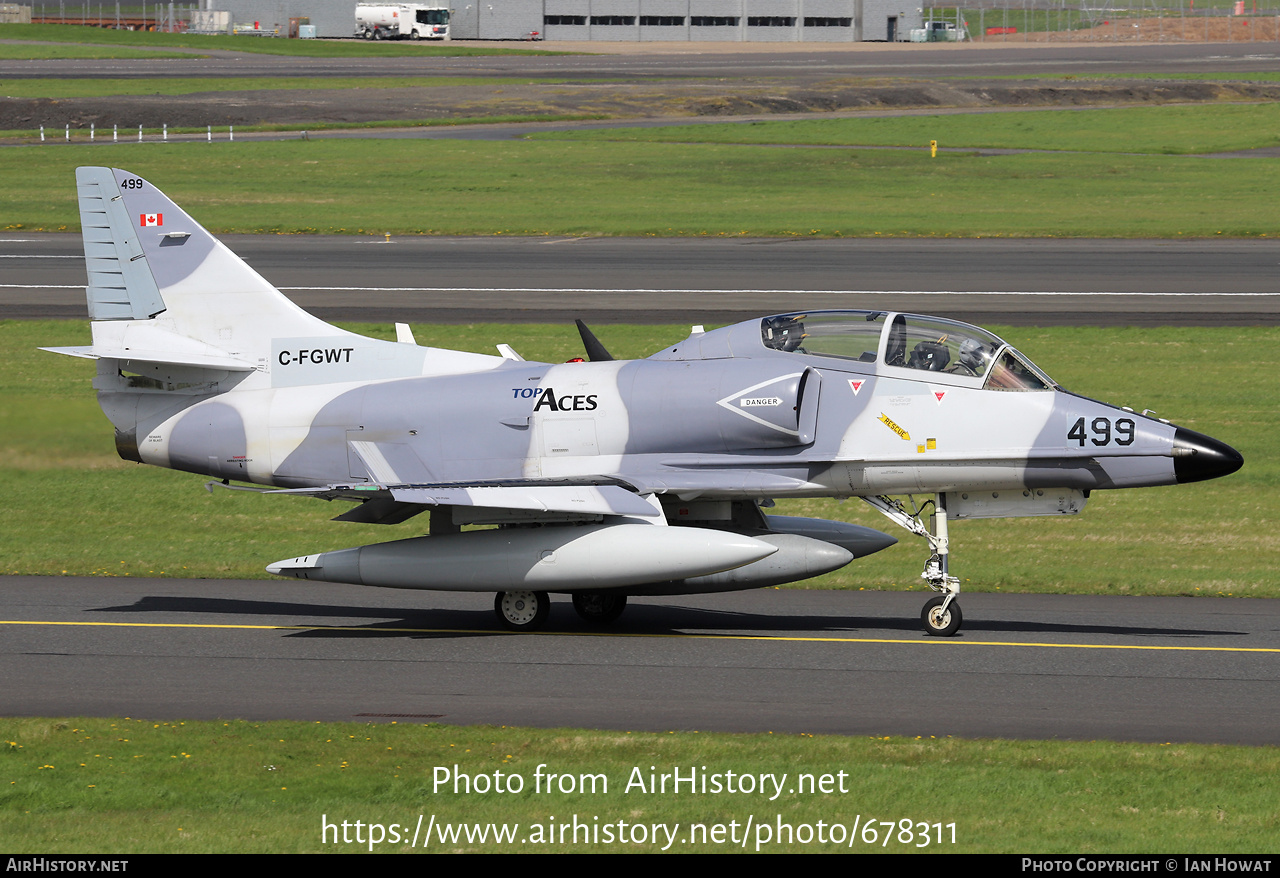 Aircraft Photo of C-FGWT | Douglas TA-4J Skyhawk | Top Aces | AirHistory.net #678311