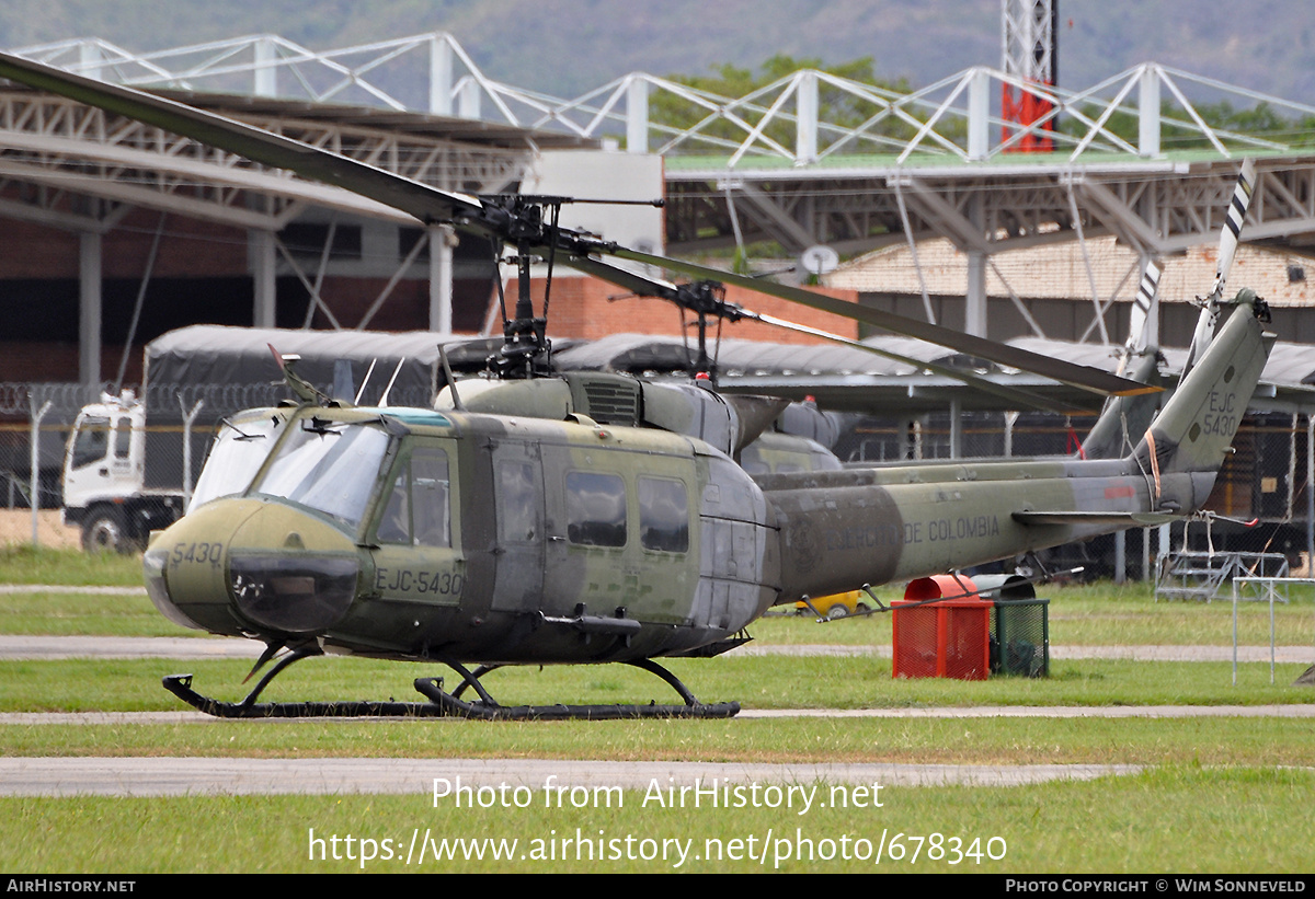 Aircraft Photo of EJC5430 | Bell UH-1H-II Iroquois | Colombia - Army | AirHistory.net #678340