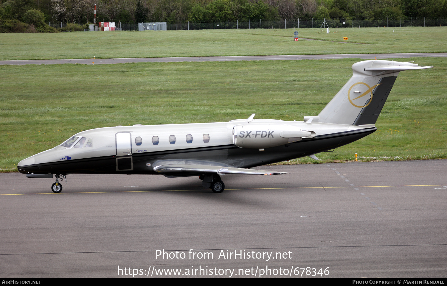 Aircraft Photo of SX-FDK | Cessna 650 Citation III | Life Line Aviation | AirHistory.net #678346