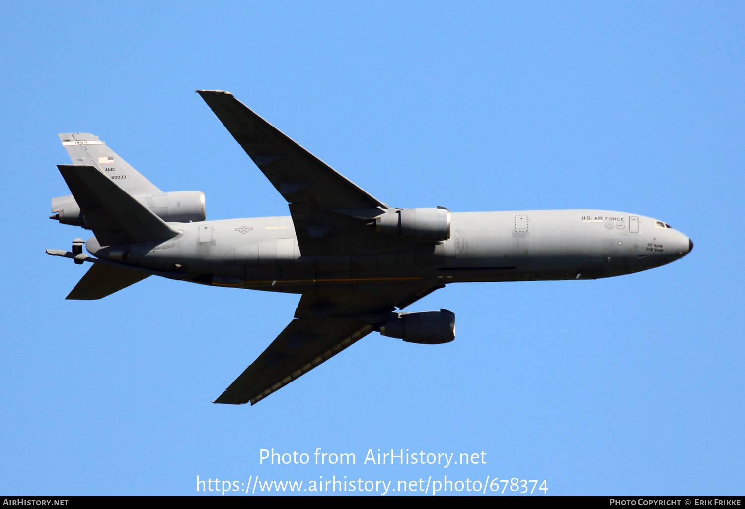 Aircraft Photo of 85-0033 / 50033 | McDonnell Douglas KC-10A Extender (DC-10-30CF) | USA - Air Force | AirHistory.net #678374