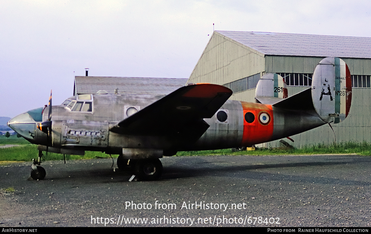 Aircraft Photo of 261 | Dassault MD-311 Flamant | France - Air Force | AirHistory.net #678402