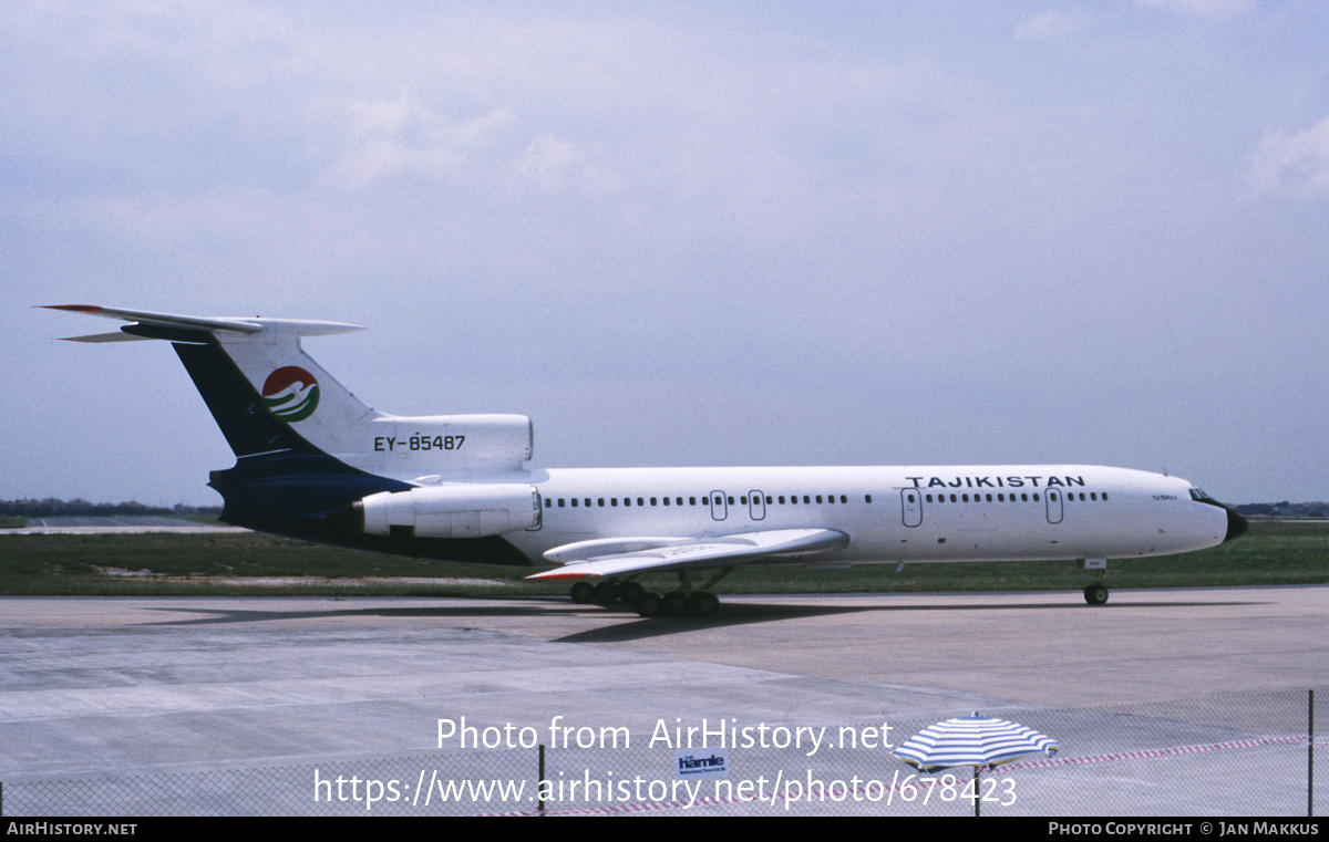 Aircraft Photo of EY-85487 | Tupolev Tu-154B-2 | Tajikistan Airlines | AirHistory.net #678423