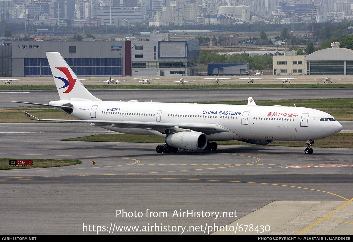 Aircraft Photo of B-6083 | Airbus A330-343E | China Eastern Airlines | AirHistory.net #678430