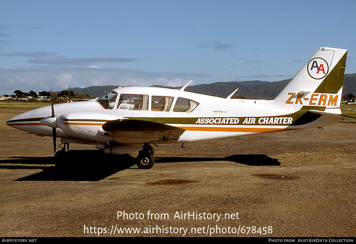 Aircraft Photo of ZK-ERM | Piper PA-23-250 Aztec E | Associated Air Charter | AirHistory.net #678458