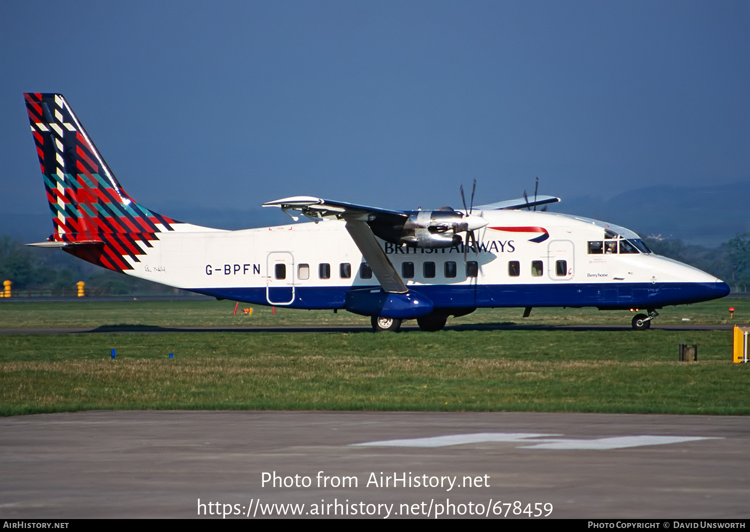 Aircraft Photo of G-BPFN | Short 360-300 | British Airways | AirHistory.net #678459