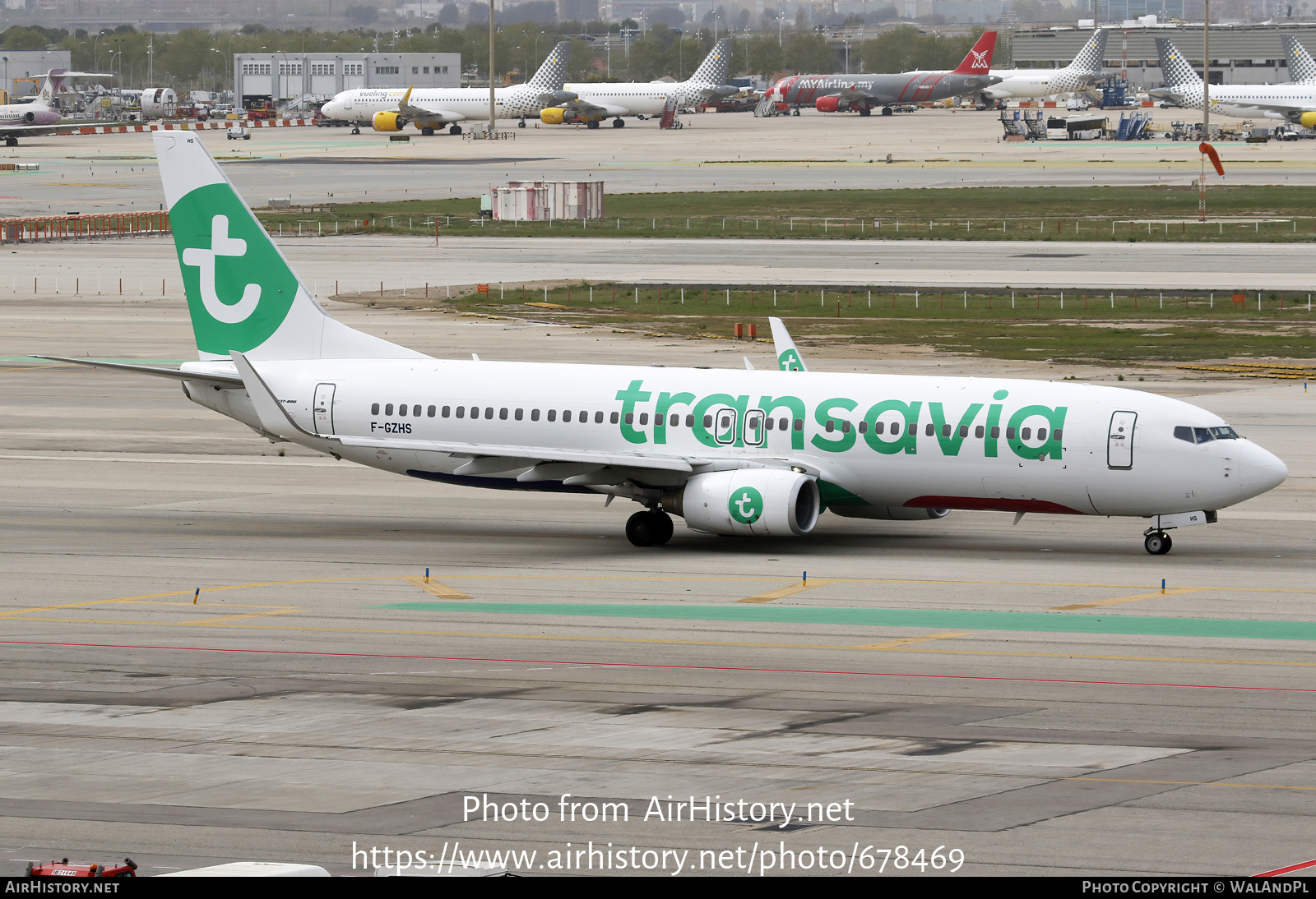 Aircraft Photo of F-GZHS | Boeing 737-8AL | Transavia | AirHistory.net #678469