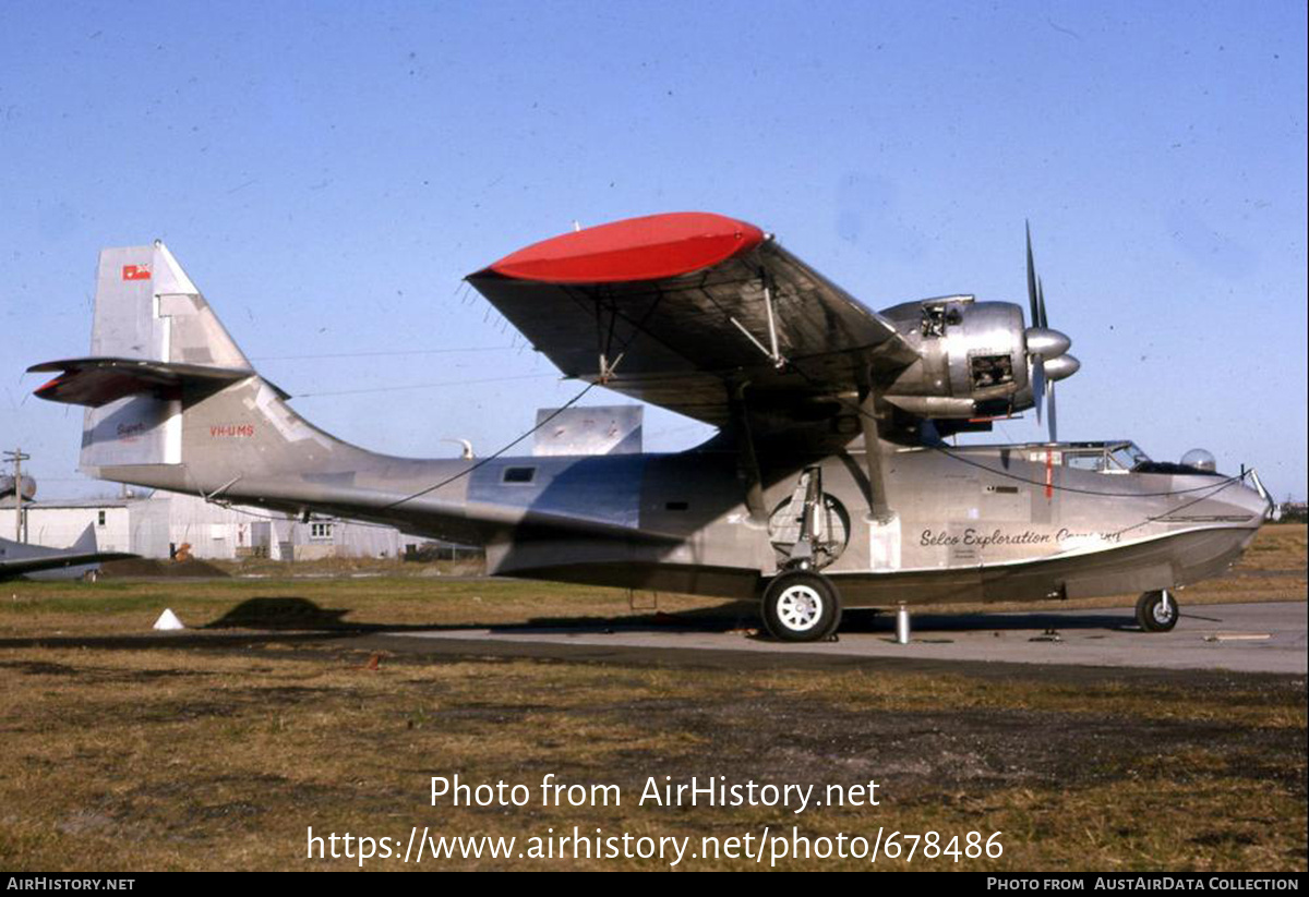 Aircraft Photo of VH-UMS | Steward-Davis 28-5ACF EMQ Super Catalina | Selco Exploration | AirHistory.net #678486