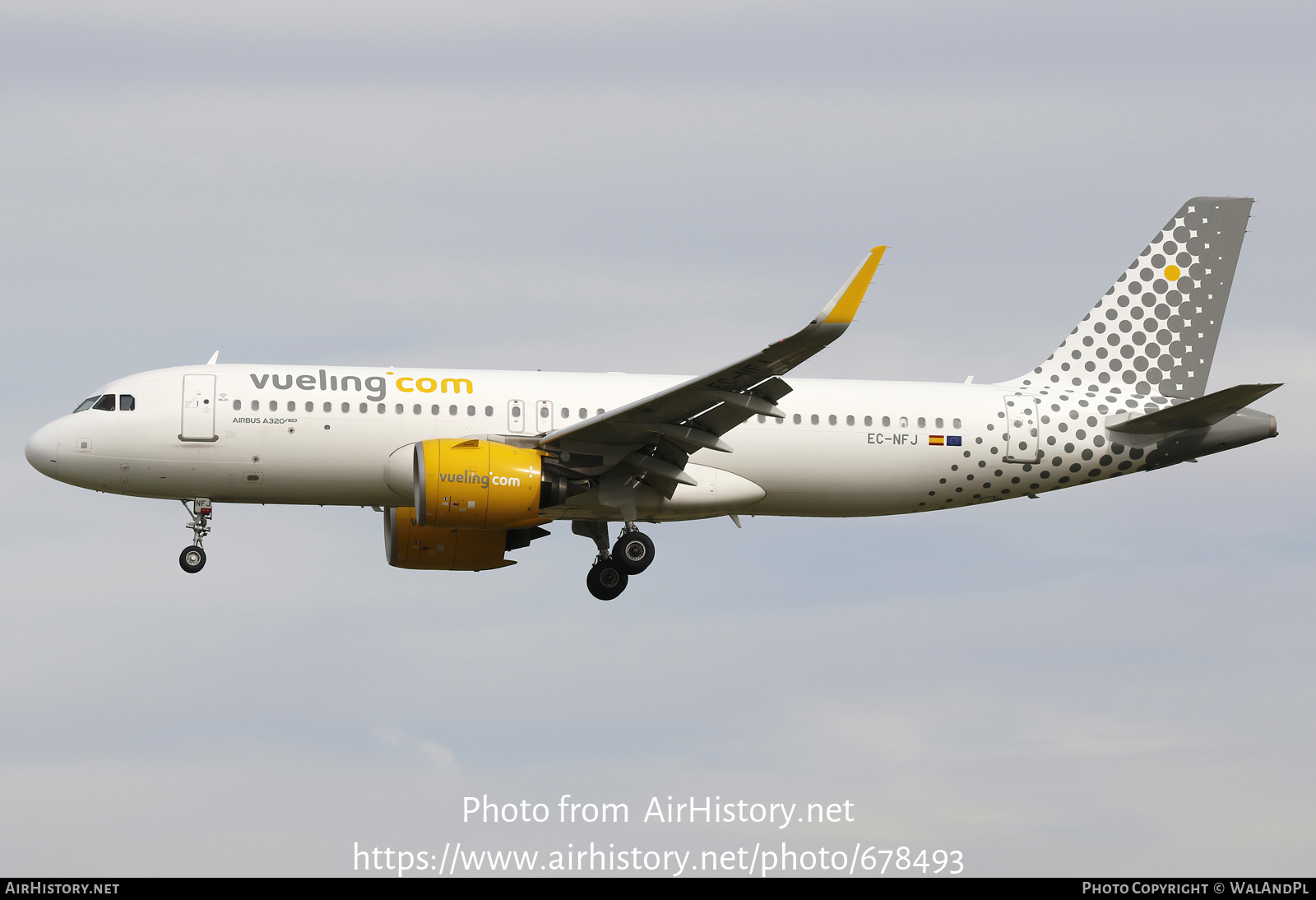 Aircraft Photo of EC-NFJ | Airbus A320-271N | Vueling Airlines | AirHistory.net #678493