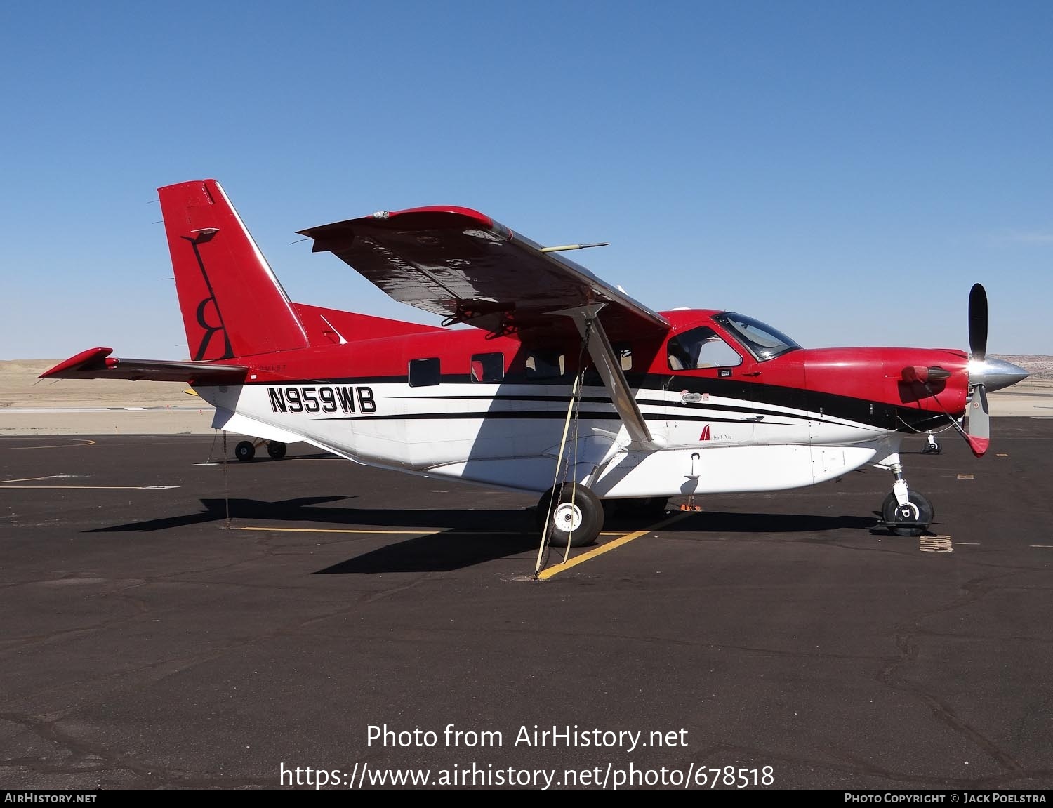 Aircraft Photo of N959WB | Quest Kodiak 100 | Redtail Air Adventures | AirHistory.net #678518