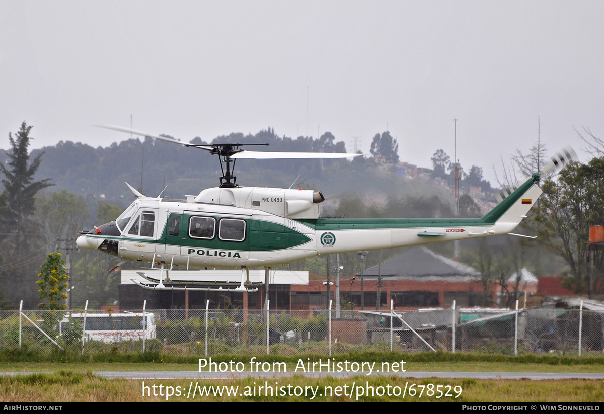 Aircraft Photo of PNC-0490 | Bell 212 Twin Two-Twelve | Colombia - Police | AirHistory.net #678529