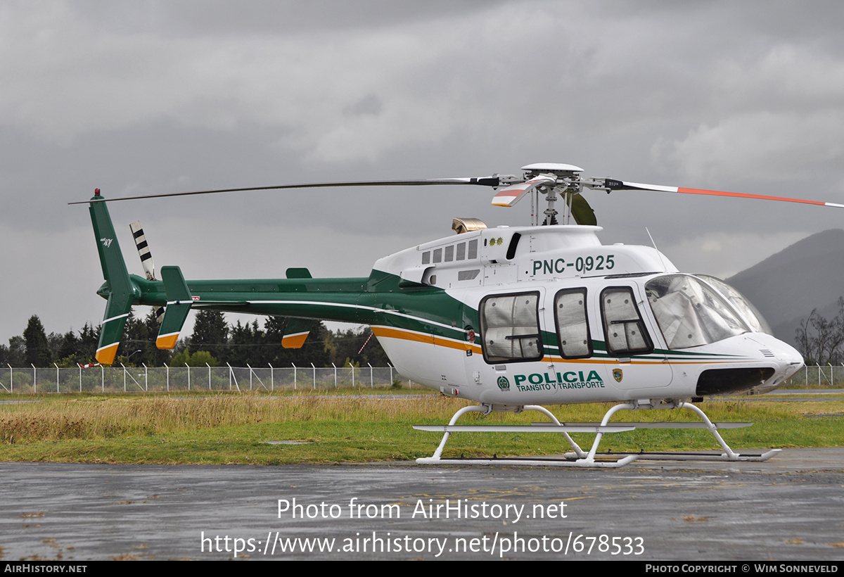 Aircraft Photo of PNC-0925 | Bell 407 | Colombia - Police | AirHistory.net #678533