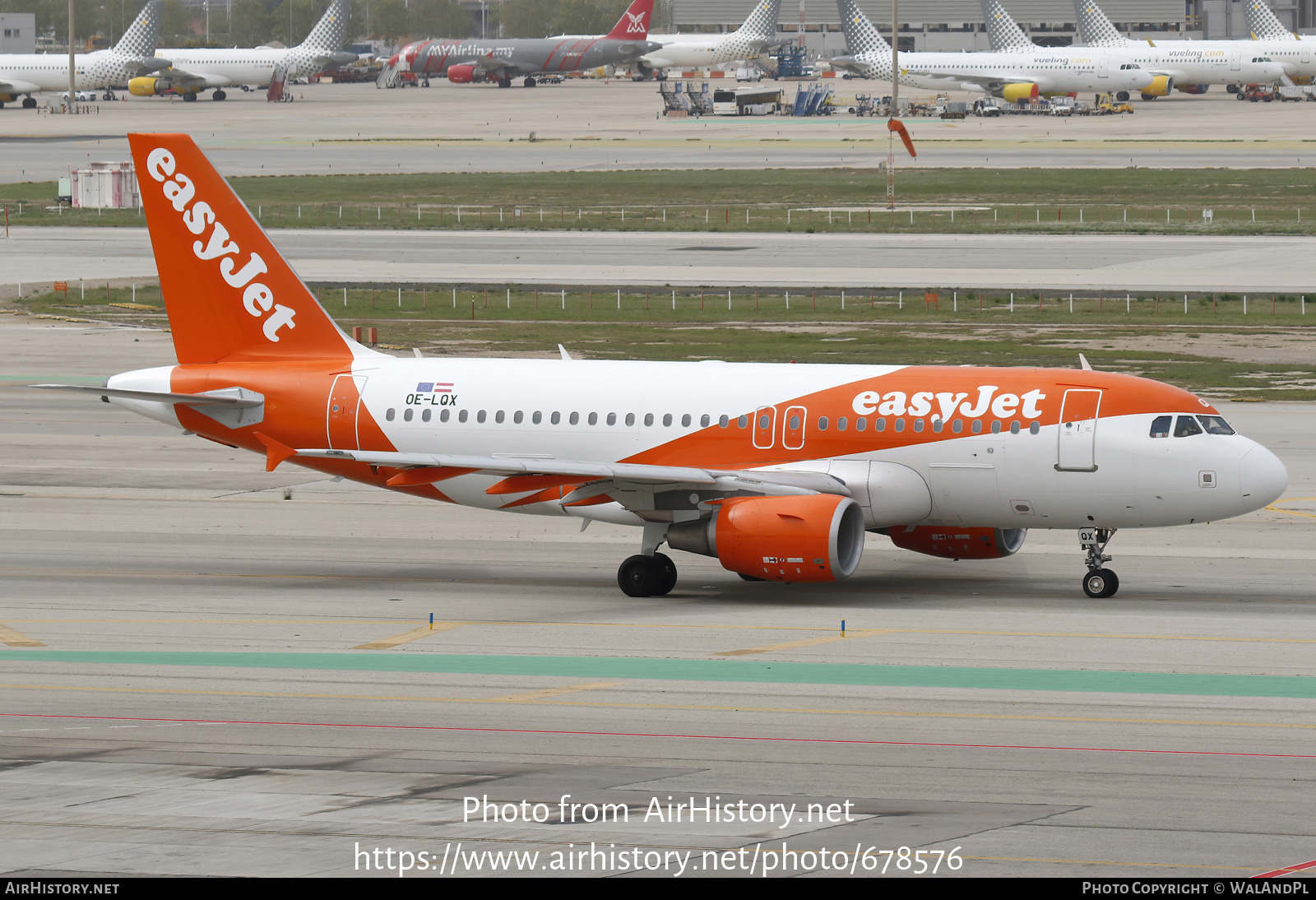 Aircraft Photo of OE-LQX | Airbus A319-111 | EasyJet | AirHistory.net #678576