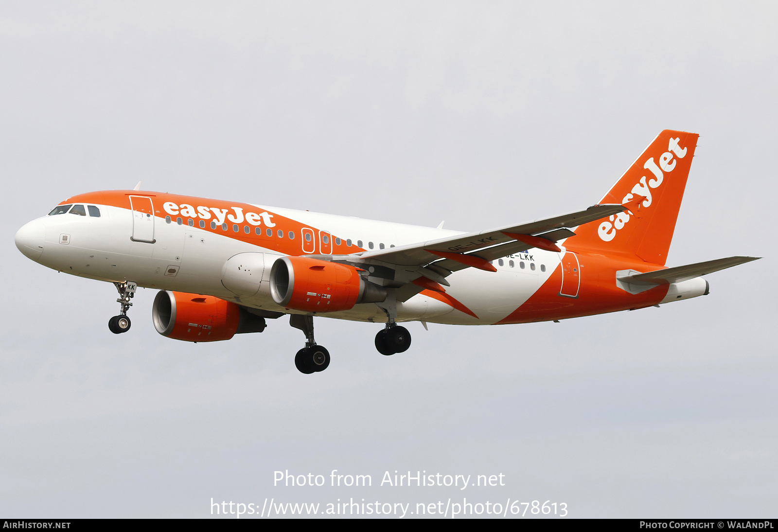 Aircraft Photo of OE-LKK | Airbus A319-111 | EasyJet | AirHistory.net #678613