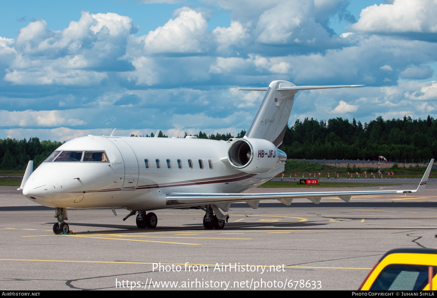 Aircraft Photo of HB-JFJ | Bombardier Challenger 604 (CL-600-2B16) | Nomad Aviation | AirHistory.net #678633