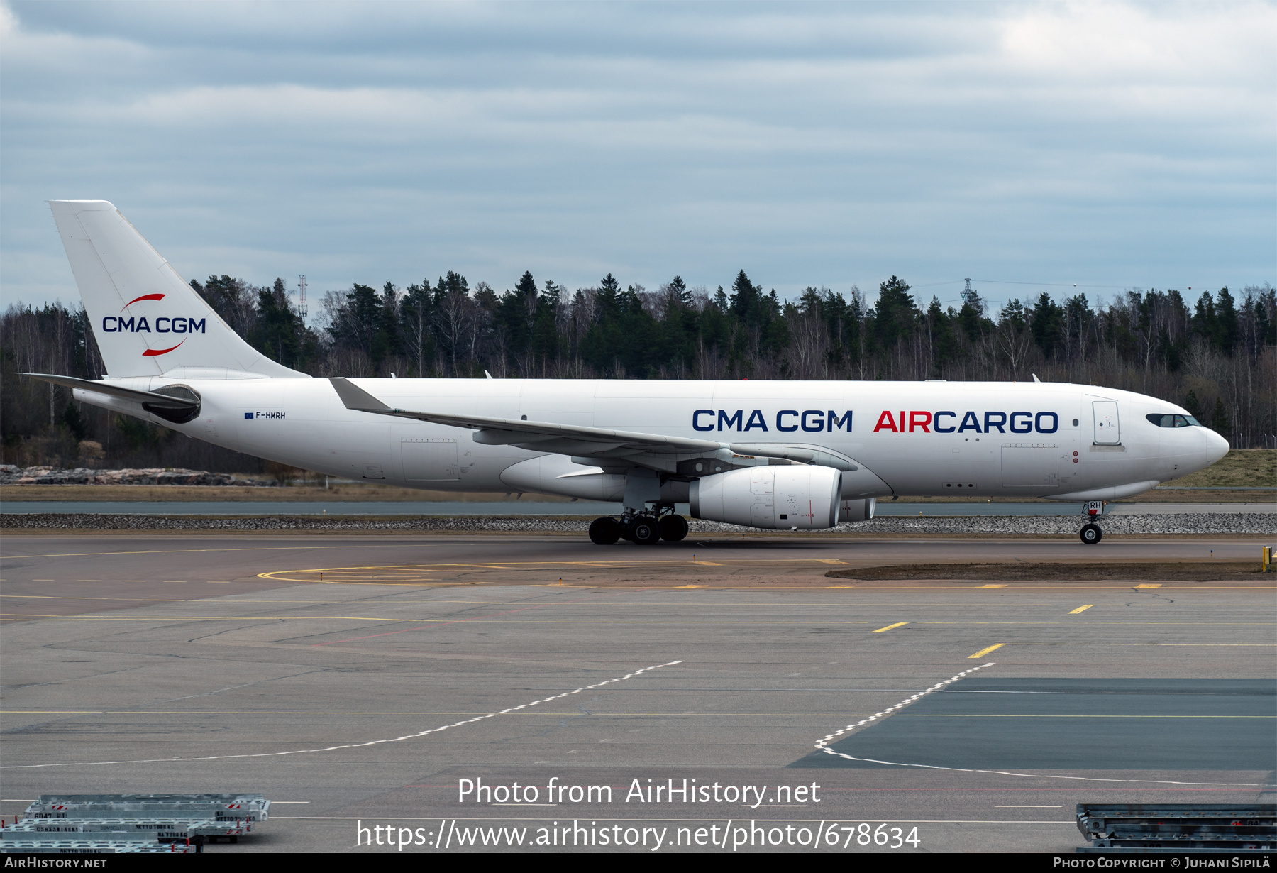 Aircraft Photo of F-HMRH | Airbus A330-243F | CMA CGM Air Cargo | AirHistory.net #678634