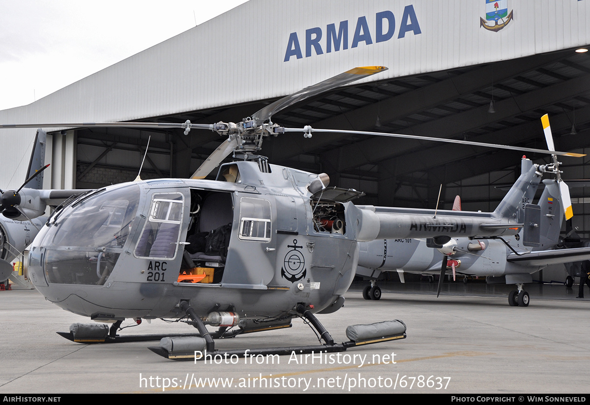 Aircraft Photo of ARC201 | MBB BO-105CBS-4 | Colombia - Navy | AirHistory.net #678637