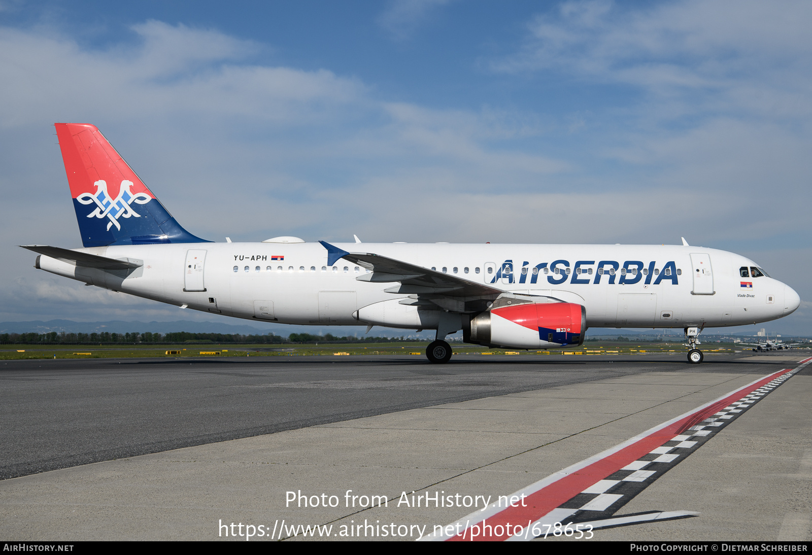 Aircraft Photo of YU-APH | Airbus A320-232 | Air Serbia | AirHistory.net #678653