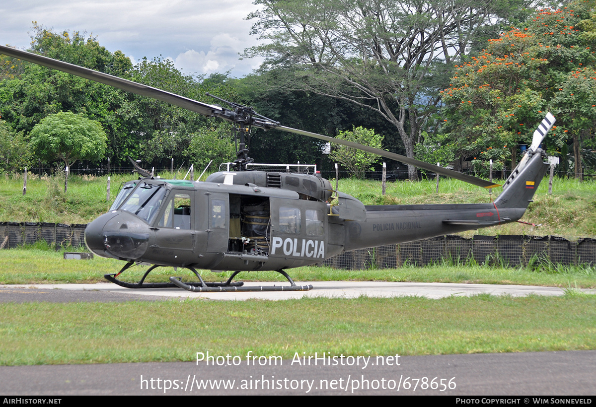 Aircraft Photo of PNC-0745 | Bell UH-1H-II Iroquois | Colombia - Police | AirHistory.net #678656