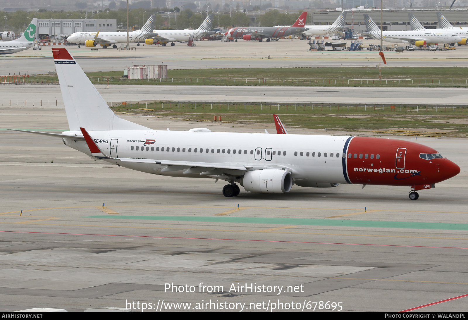 Aircraft Photo of SE-RPG | Boeing 737-8JP | Norwegian | AirHistory.net #678695