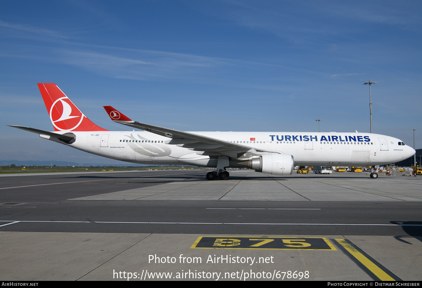 Aircraft Photo of TC-JNZ | Airbus A330-303 | Turkish Airlines | AirHistory.net #678698