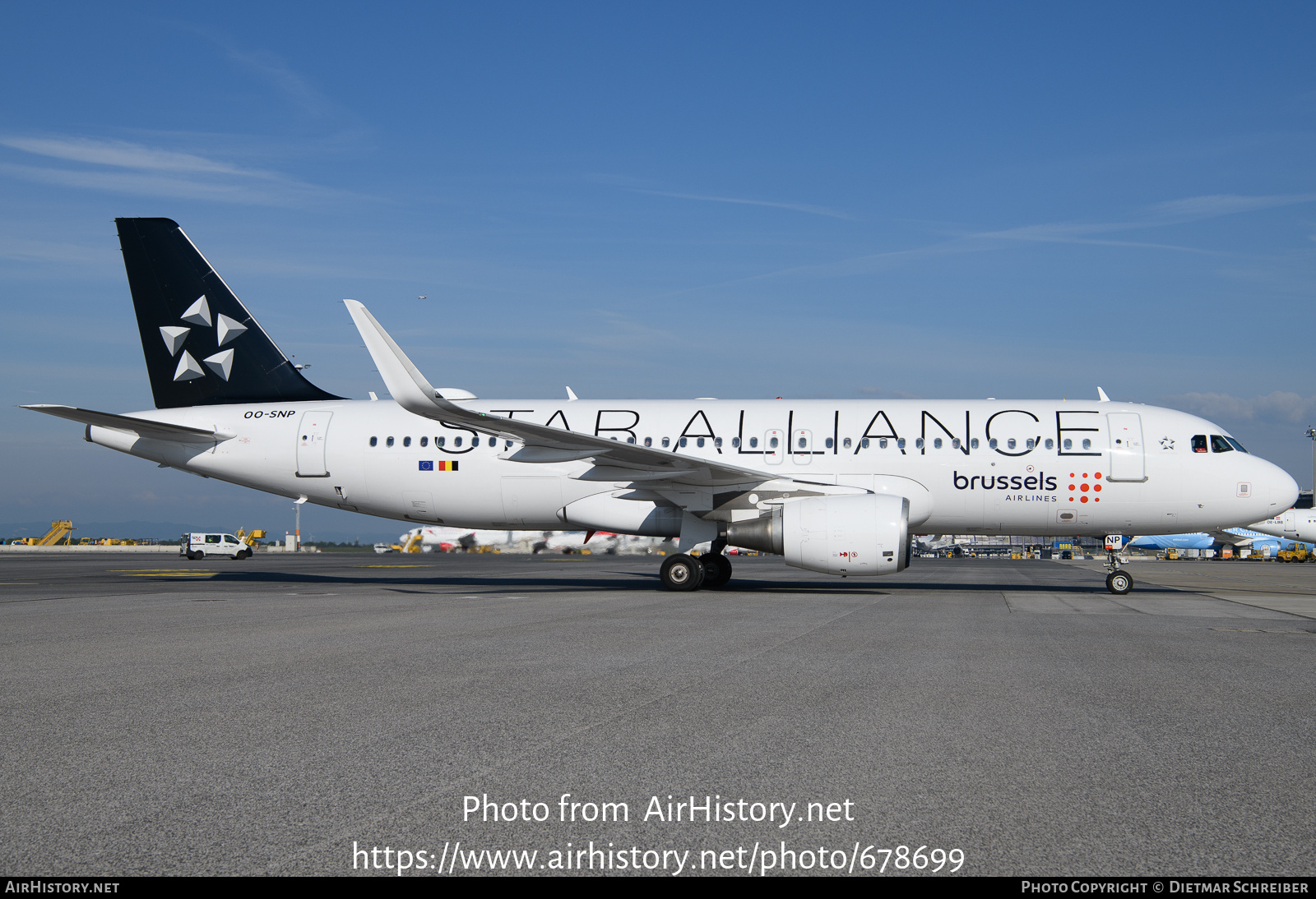 Aircraft Photo of OO-SNP | Airbus A320-214 | Brussels Airlines | AirHistory.net #678699