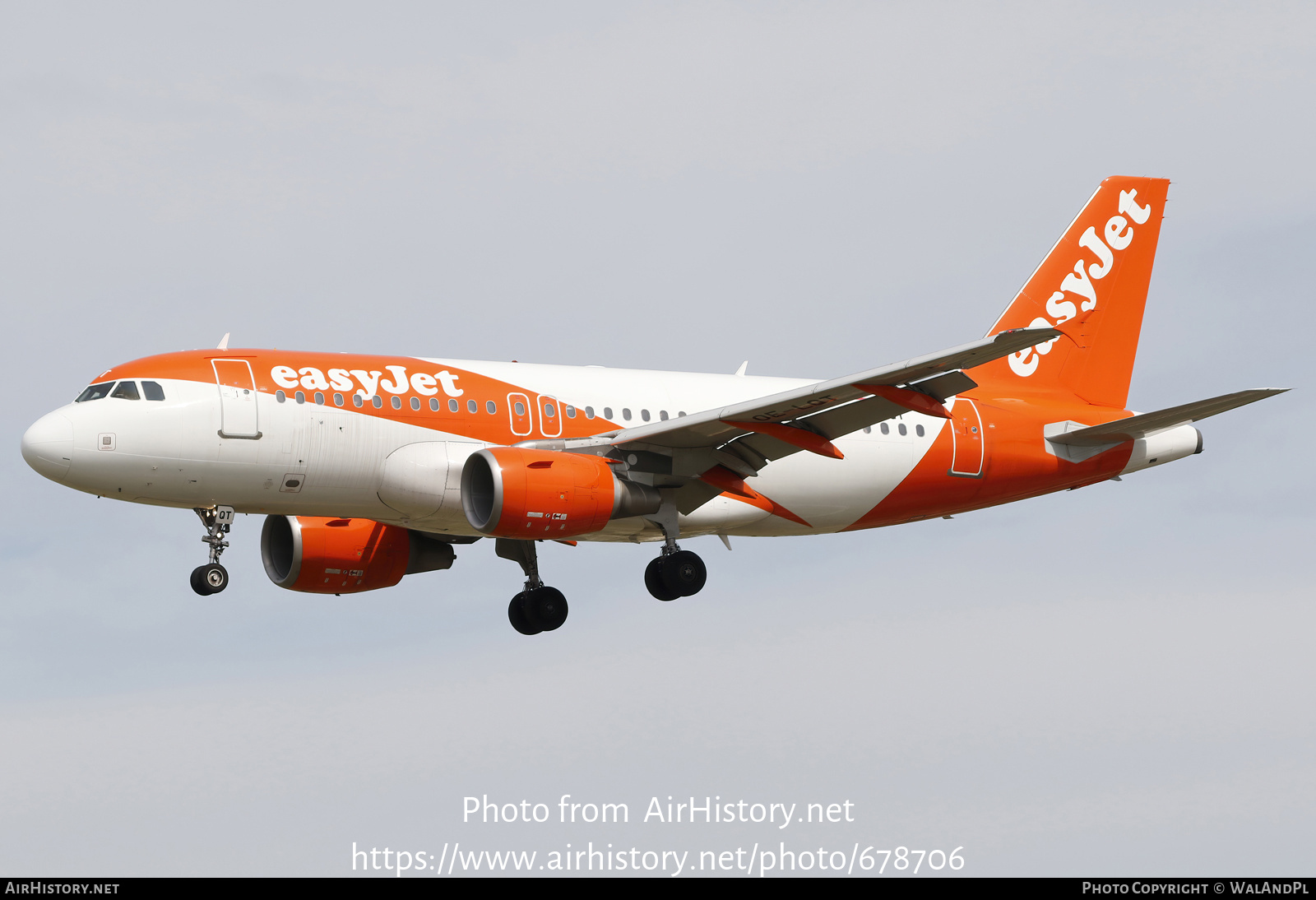 Aircraft Photo of OE-LQT | Airbus A319-111 | EasyJet | AirHistory.net #678706