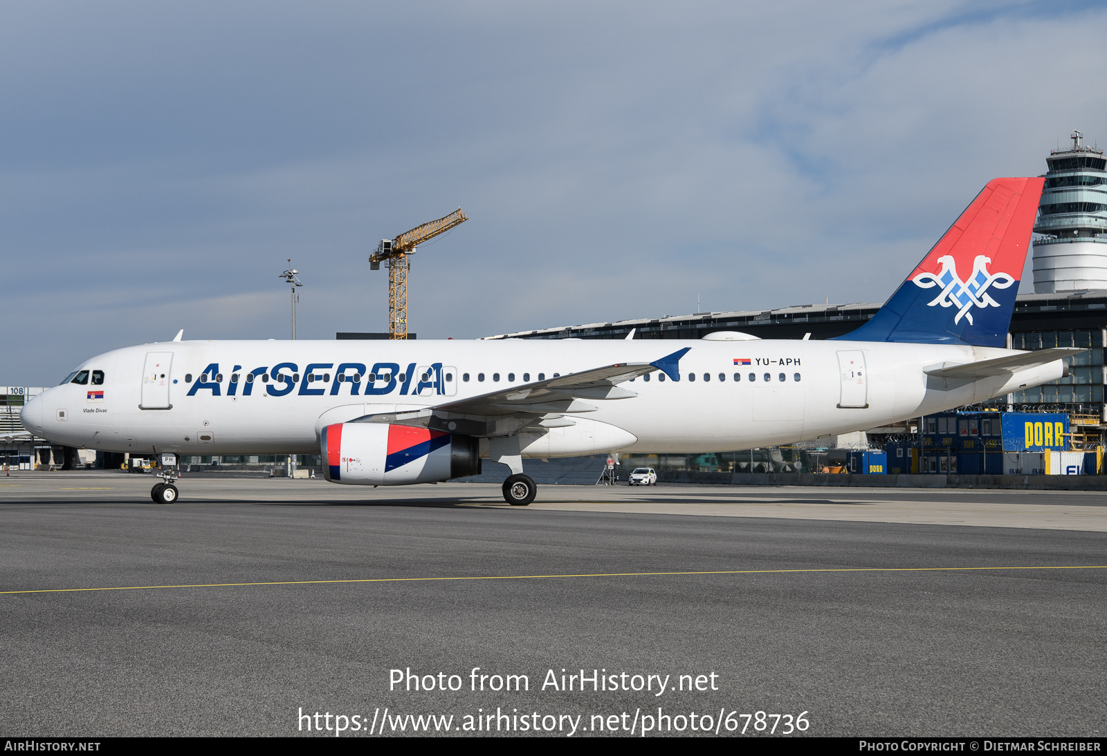 Aircraft Photo of YU-APH | Airbus A320-232 | Air Serbia | AirHistory.net #678736