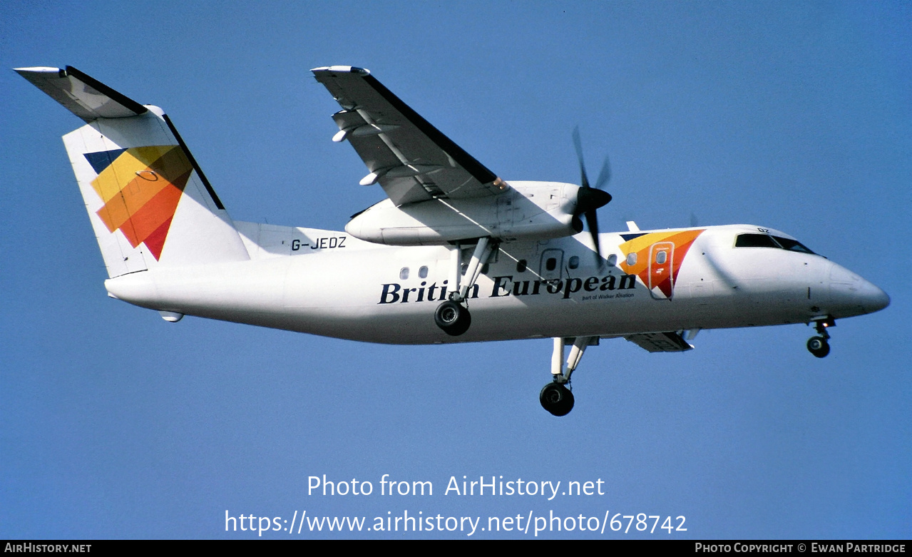 Aircraft Photo of G-JEDZ | Bombardier DHC-8-201Q Dash 8 | Flybe - British European | AirHistory.net #678742