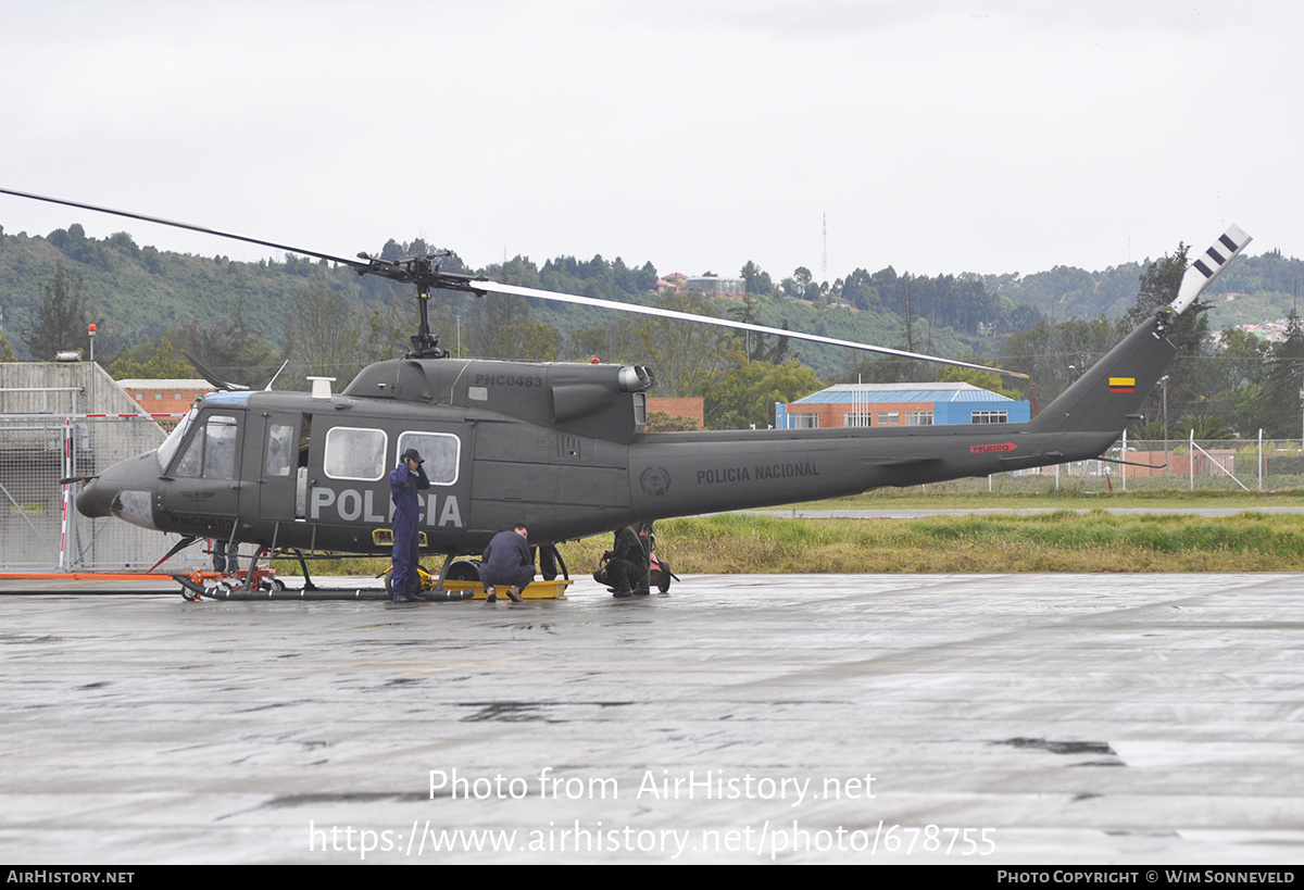 Aircraft Photo of PNC-0483 | Bell 212 Twin Two-Twelve | Colombia - Police | AirHistory.net #678755